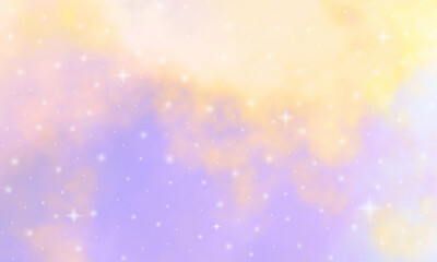 Fototapeta premium Abstract starlight and pink and purple clouds stardust, blink, background, presentation, star, concept, magazine, powerpoint, website, marketing