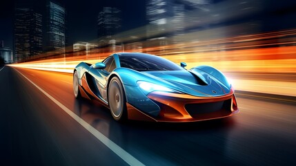 Fototapeta na wymiar Transportation drive race automobile speed vehicle car automotive auto fast luxury modern 