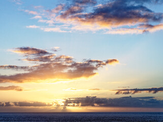 Beautiful summer sunset in Jandia - Fuerteventura, Spain