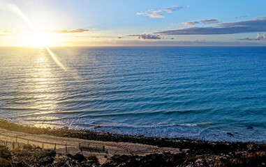 Beautiful summer sunset in Jandia - Fuerteventura, Spain