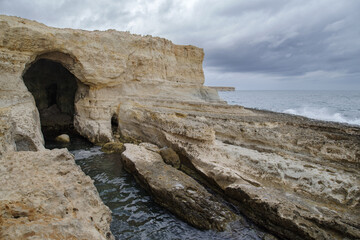 Sea stacks, Torre Sant'Andrea, Salento, Italy