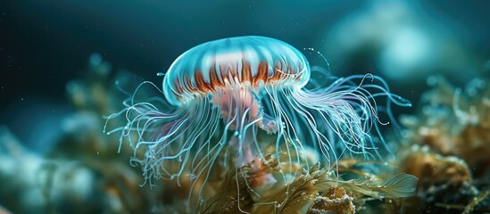 Olindias formosa, a type of jellyfish with a flower hat appearance.