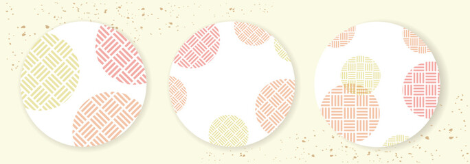 新年に使える美しい和柄背景。和柄のパターン。和柄テンプレート。