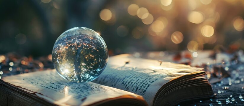 Book and sphere