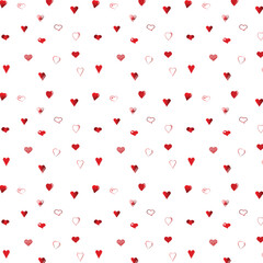 valentine's day special vector pattern, background design with hearts, used for packing sheets, wrapping papers, love and greeting cards,wallpaper for social media posts