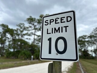 speed limit sign