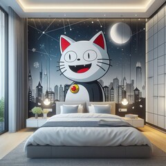 bedroom, room, interior, bed, hotel, home, furniture, house, design, apartment, window, luxury, lamp, wall, architecture, decor, pillow, light, living, indoor, living room, carpet, comfortable, sofa, 