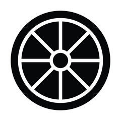 Obraz premium Lemon icon on transparent background
