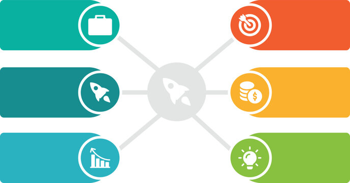 Timeline process Blank shape and Vector business elements for infographic. Timeline with 4 steps, options and marketing icons  (3)