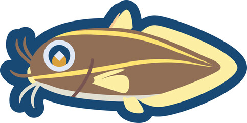 かわいいゴンズイのイラスト