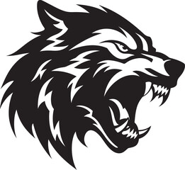 Twilight Hunt Pack Emblem Nightfall Prowler Vector Badge