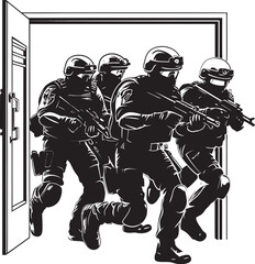 Strategic Intrusion Force Black SWAT Kick Dynamic Breach Impact SWAT Kick Icon