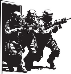 Dynamic Intrusion Tactics SWAT Kick Icon Rapid Entry Force Black SWAT Door