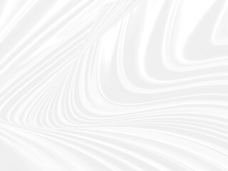 Obraz premium Clean woven fashion textile beautiful soft fabric abstract smooth curve shape decorative white background