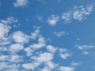 abstract soft white group clouds outdoor blue sky high background in summer gradient light beauty background. beautiful bright cloud and calm fresh wind air