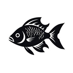 Fototapeta premium fish silhouette - icon template