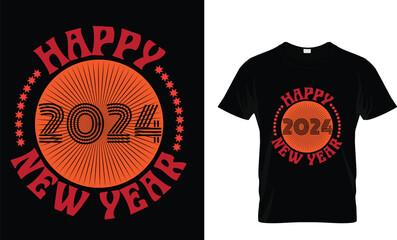 t shirt design,happy new 2024 tshirt design, design,celebration design. T shirt design.