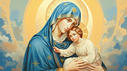 The day Saint Mary became Mother of God.  © sambath