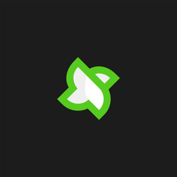 Modern ST combination Modern nature logo design