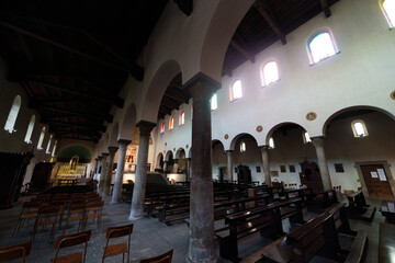 Church of San Vincenzo in Prato at Milan, Italy