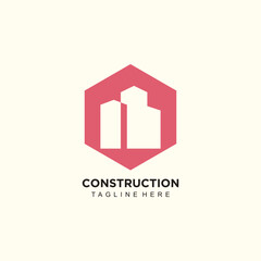 Buildings real estate logo for business with unique concept