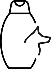 Shampoo for Dogs Sign For Apps, Sites, Design