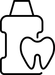 Mouthwash Pictogram For Apps, Sites, Design