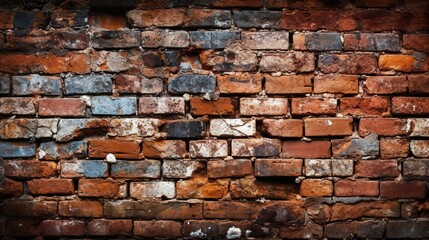 red brick wall