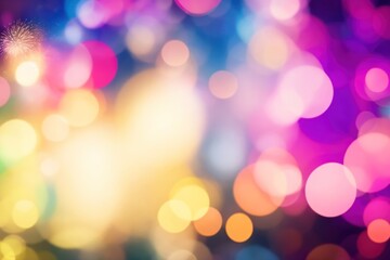 Obraz premium colorful Abstract geometric bokeh background. ai generative