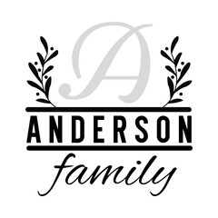 Family Monogram Svg Bundle, Welcome Svg Bundle, Porch Sign, Split Font Monogram, Family Monogram Svg,