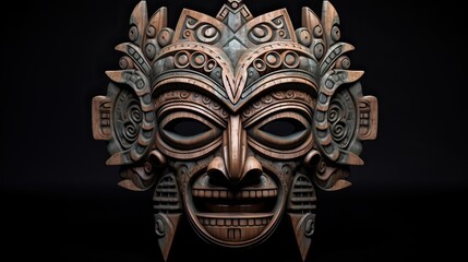 Precision carving, ornamental design, traditional artistry, cultural representation, artisanal mastery. Generated by AI.