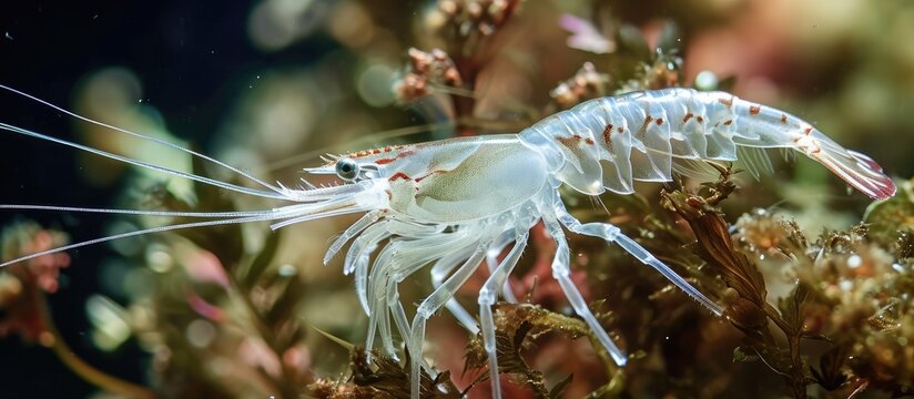 Ghost shrimps, alias Caprella skeleton shrimp