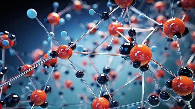 Crystal lattice, molecular symmetry, ordered structure, crystalline formation, atomic arrangement, scientific intricacy. Generated by AI.