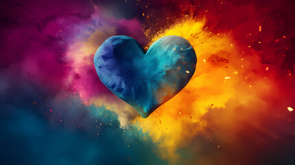 Obraz na płótnie Canvas Valentine's Day hearts, Valentine's Day background