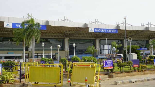 View or front view of Madurai International Airport