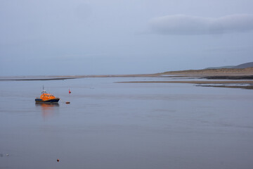 Life boat in the estuary 