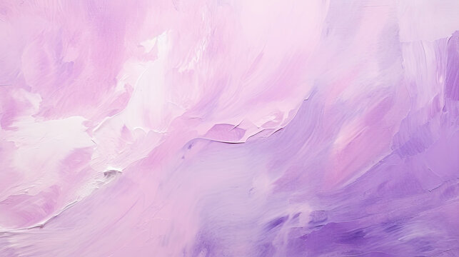 Abstract painting in pastel purple, ideal as wallpaper or an art print option