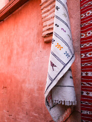 Rugs on the street in Souk