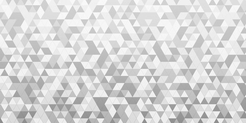 Abstract gray and white chain rough triangular low polygon backdrop background. Abstract geometric pattern gray and white Polygon Mosaic triangle Background, business and corporate background.