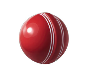 red ball isolated on white