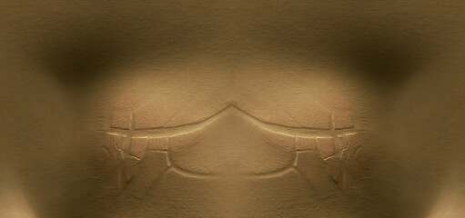 the scars of the warrior,  surrealist photography, surreal abstraction, dreamscapes, 