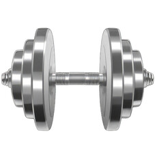 dumbbell isolated on white