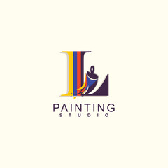 Painting logo ideas inspiration for busines
