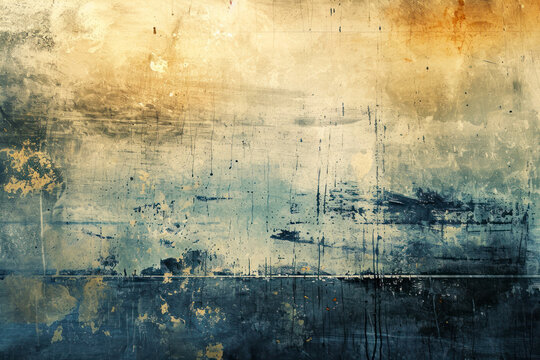 Grunge-inspired abstract background, a textured and grunge-inspired composition with layers and distressed elements.