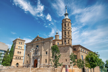 Fototapeta na wymiar Church of St. John of the Panetes, Zaragoza, Spain