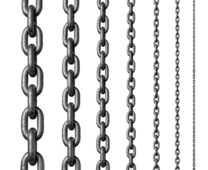 A set of metal chains