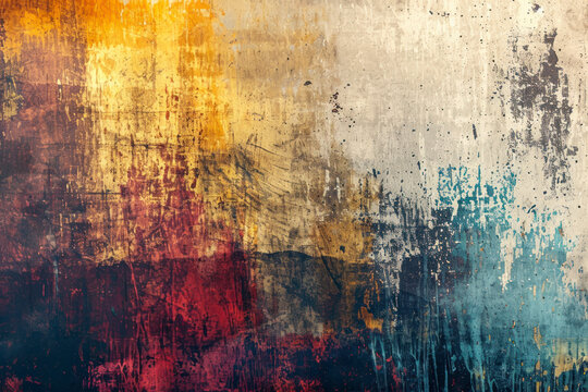 Grunge-inspired abstract background, a textured and grunge-inspired composition with layers and distressed elements.