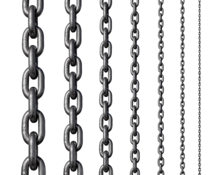 A set of metal chains