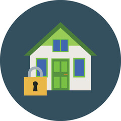 blue house icon. real estate icons png. home symbol png. house icon vector png. landed property, landholdings, plot, apartment, land and buildings icon and logo design.