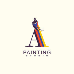 Painting logo ideas inspiration for busines